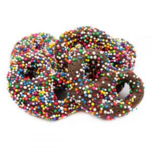 Asher Milk Chocolate Pretzel Rainbow Nonpareils 6 lb 85 PIECES